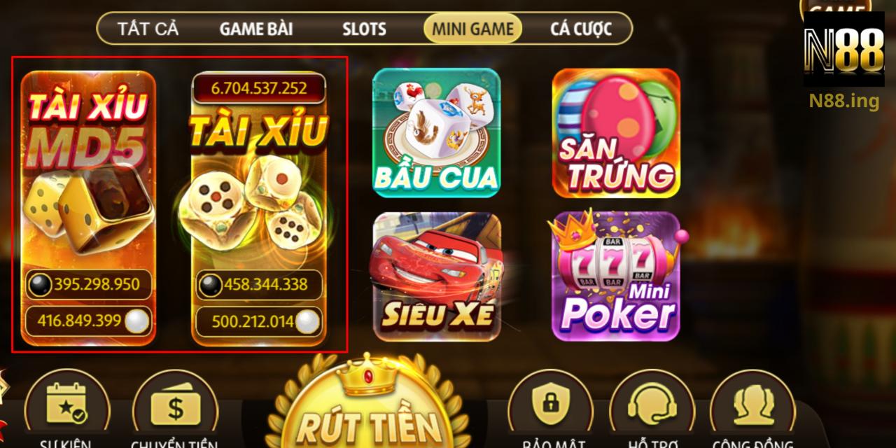 Đôi nét về tựa game Tài Xỉu N88