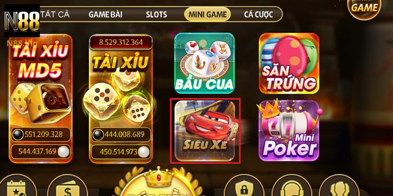 Tìm hiểu sơ bộ về tựa game Siêu Xe trên nhà cái N88